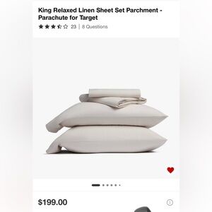 Parachute Cream Cotton Sheets Set